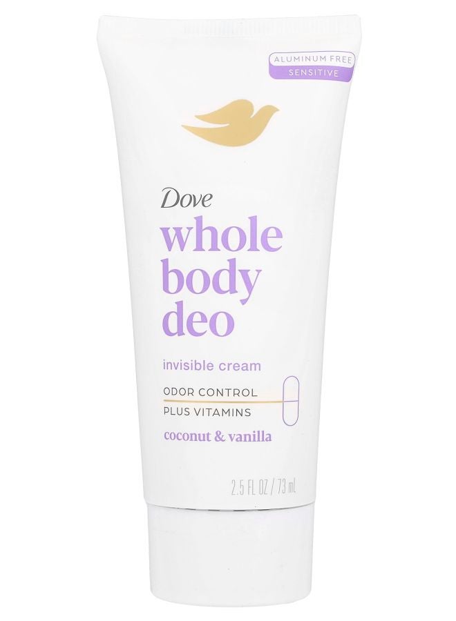 Whole Body Deo Coconut & Vanilla  2.5 fl oz (73 ml)