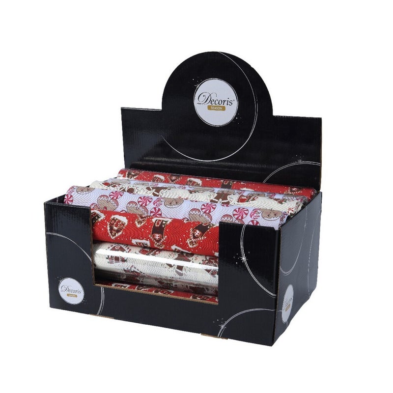 Kaemingk قماش تغليف عيد الميلاد الزخرفي من كامينك، أكياس هدايا، سلال، حرف ومواد قماشية لامعة - قطعة متنوعة 1 - Image 2