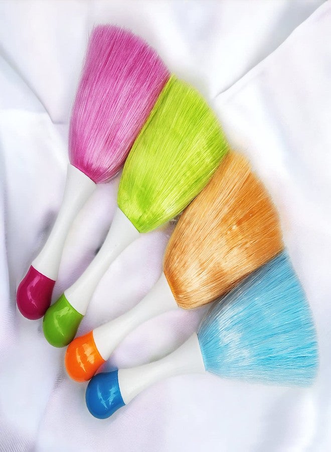 HDongany 4 Pack 8" Hand Grips Microfiber Washable Duster,Electrostatic Feather Duster Brush,Cleaning Supplies for Book,Screen,Sofa,Car,Furniture,Photo Frames,Attracts Dust Like a Magnet Color - Image 5