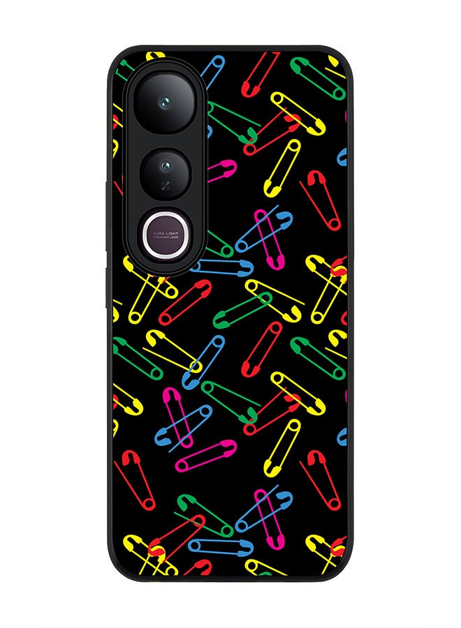 Stylizedd For vivo V50 Lite Case,Slim fit Camera Protection, Shockproof Thin Phone cover  - Safety Pins