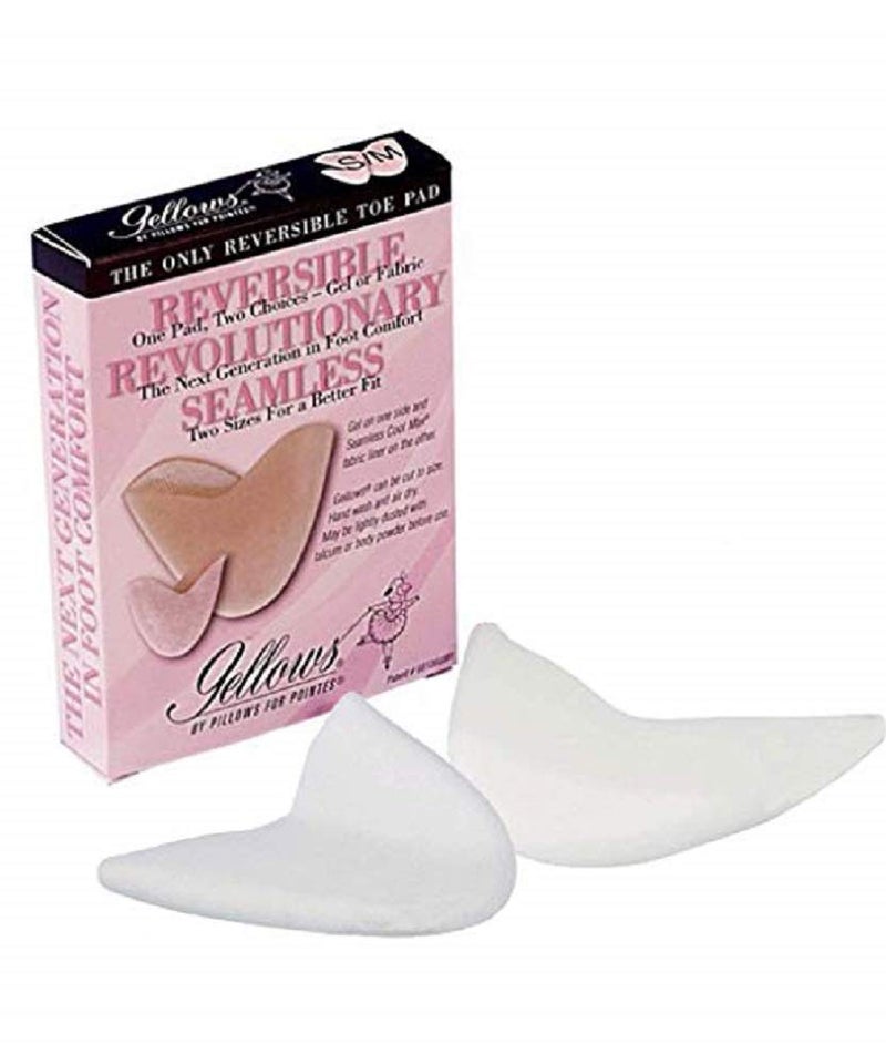 Pillows for Pointes - Gellow Reversible Seamless Toe Pads for Ballet Pointe Shoes (Medium/Large) - Image 2