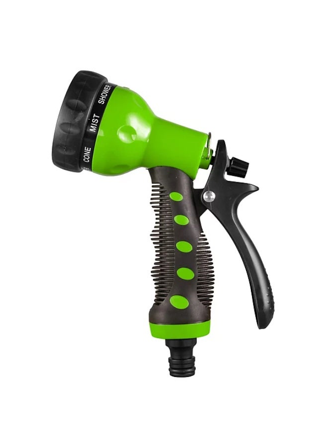 Garden Hose Spray Gun – High Pressure Hose Nozzle with 8 Adjustable Spray Patterns, Quick Connect Fittings, Heavy Duty ABS, Non-Slip Grip – for Car Wash, Plant Watering, Pet Shower - Image 3