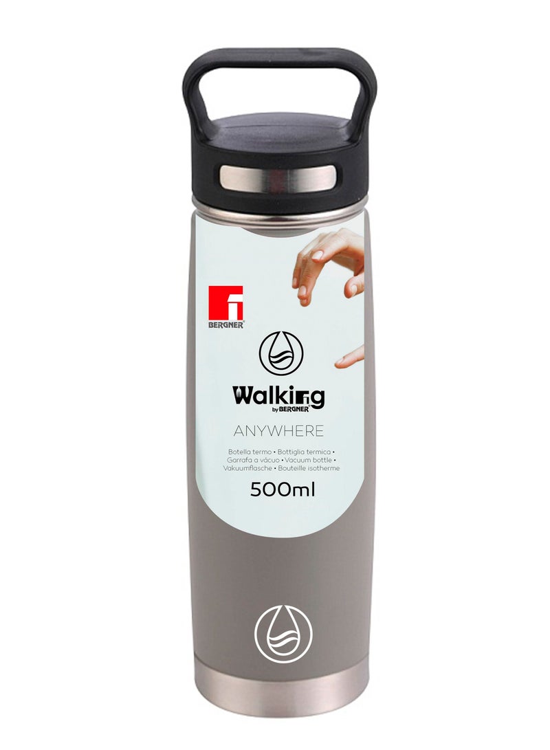 BERGNER زجاجة ماء فراغية للسير في أي مكان 500 مل - Image 2