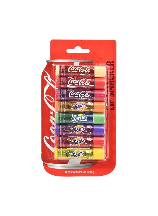 Lip Smacker عبوة كوكاكولا للحفلات 8 قطع - Image 1