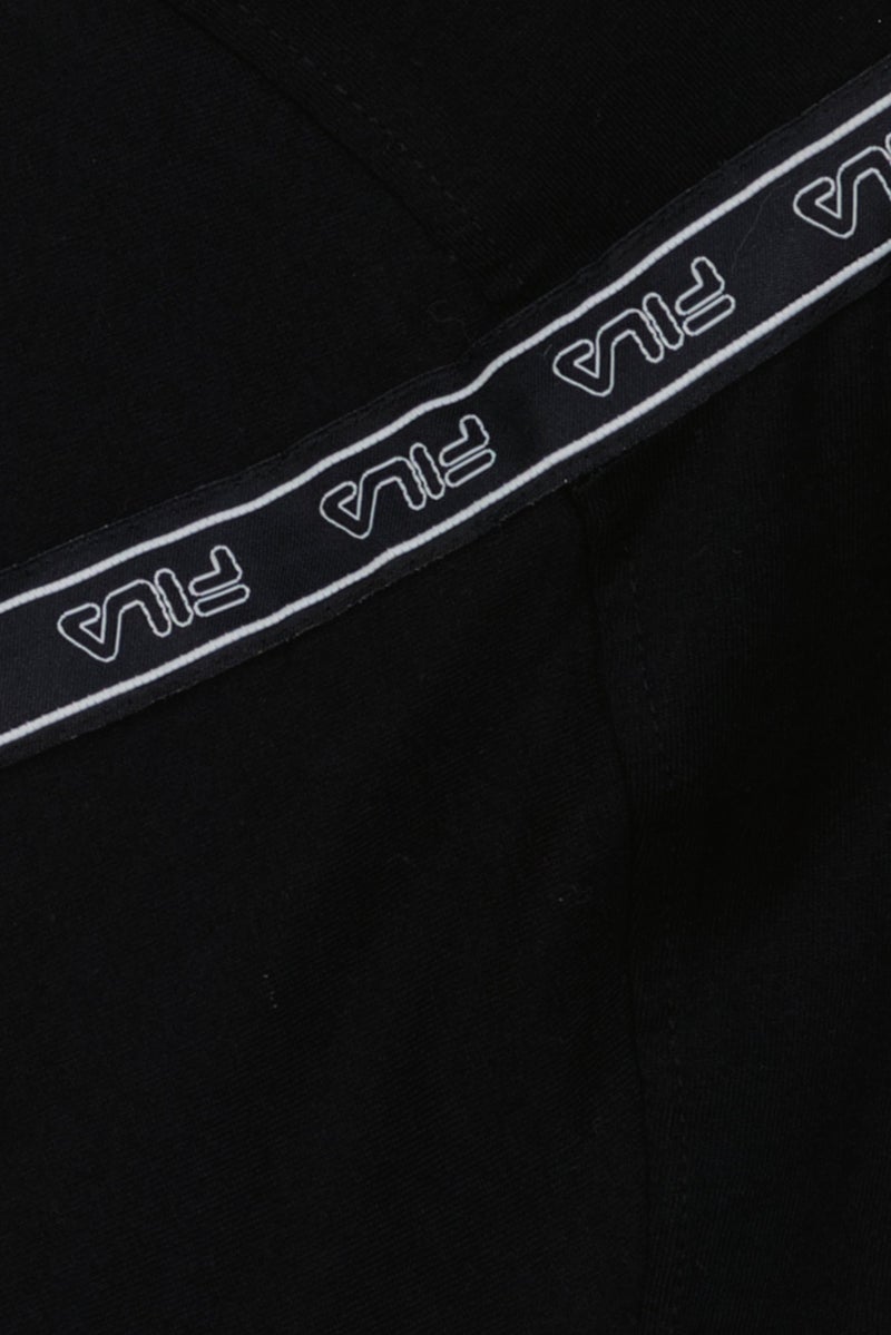 FILA Men Sportswear Fit Short Sleeve Outdoor T-Shirt, Black - Image 5