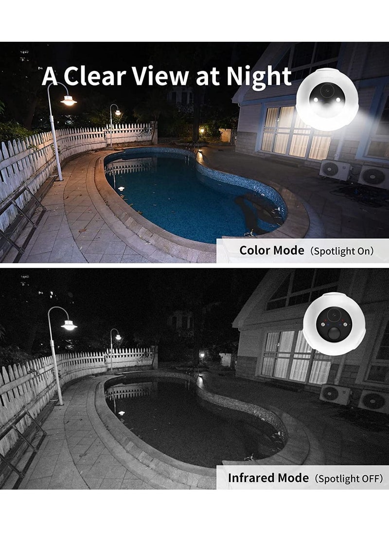 SwitchBot - Outdoor Spotlight Smart Camera Wireless with Movement Detection and Night Vision - Image 1