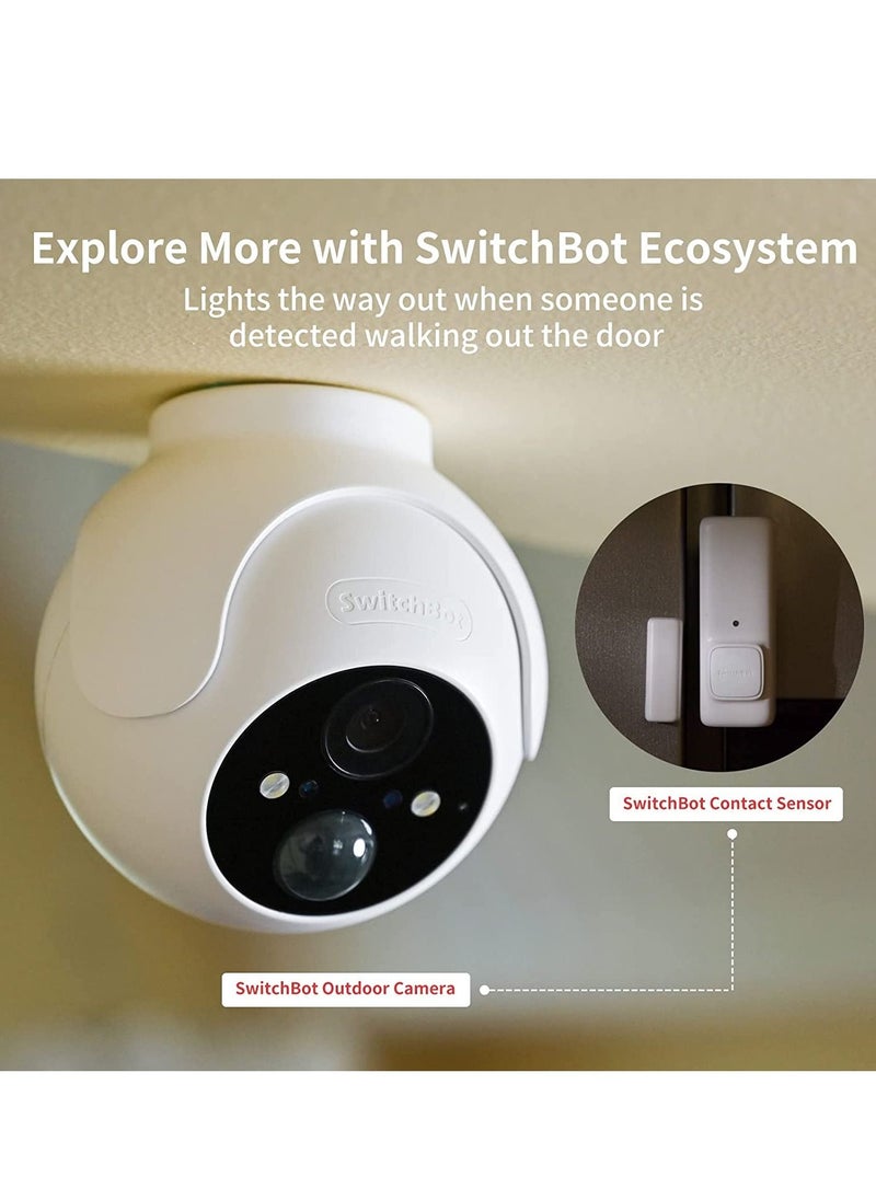 SwitchBot - Outdoor Spotlight Smart Camera Wireless with Movement Detection and Night Vision - Image 1