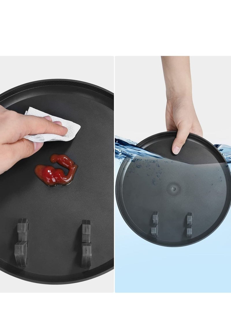 Car Cup Holder Tray, Car Tray Table for Eating with Cell Phone Slot, Lap Tray for Car Universal Adjustable Cup Tray Holder 360° Swivel Tray Fits Vehicle, Boats,Golf Cart, SUV,Truck and All Cars - Image 4