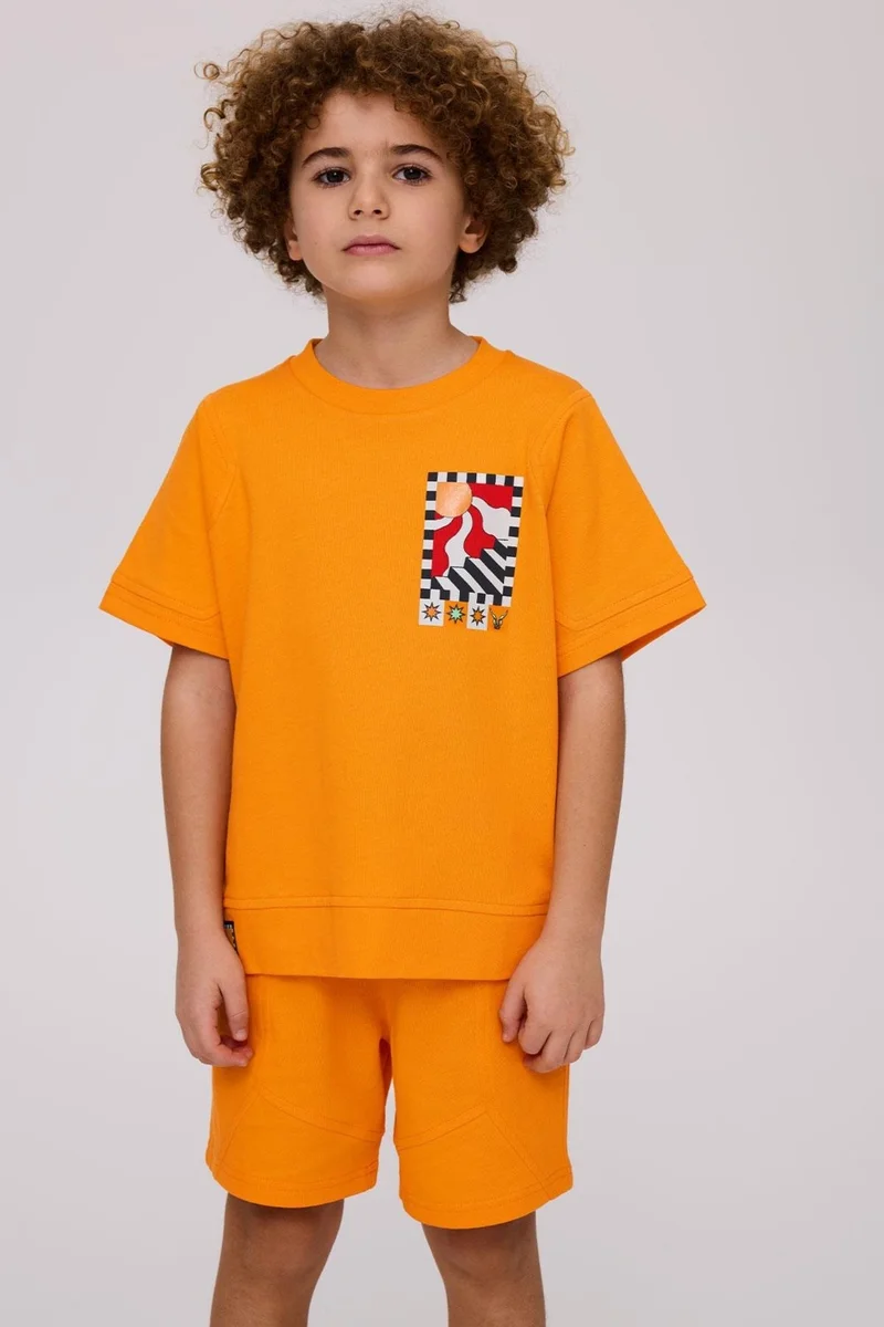 NEBBATI - Invalid brand Boy Orange T-shirt