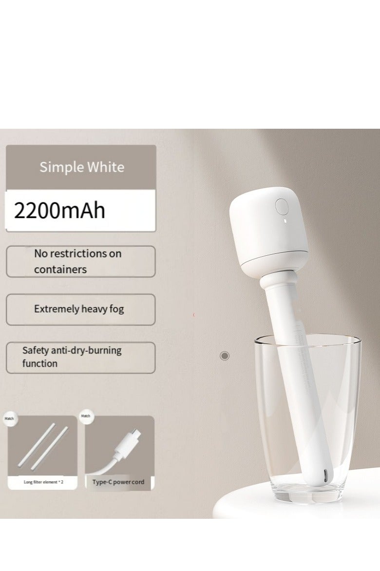 Wireless Humidifier, Small And Compact, Usb Rechargeable, Portable For Office Use, Desk-Mounted Air Fragrance Diffuser. No Restrictions On Venue, Extremely Convenient. - Image 1