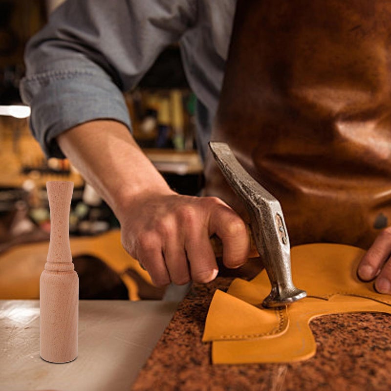 Beechwood Leathercraft Mallet Hammer For Leather Working And Woodworking - Image 5