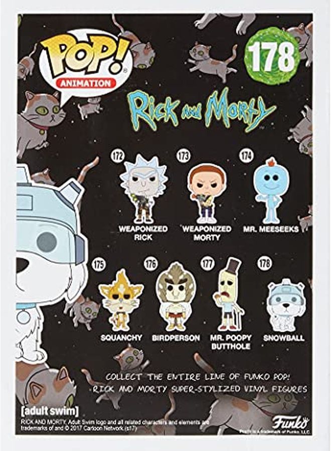 Funko Animation Rick And Morty Snowball Action Figure - Image 4