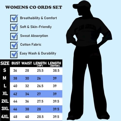 My Swag Womens Latest Printed Casual Co-Ord Set Half Sleeve Loose Fit Cotton Cord Set 2 Piece T-shirt/Trouser Outfit for women & Girls - Image 5