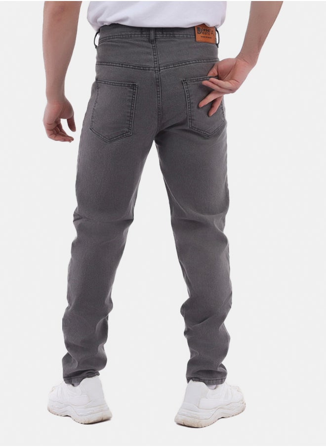 EGY WEAR Men's Slim Fit Jeans light gray - Size 32  - Image 3