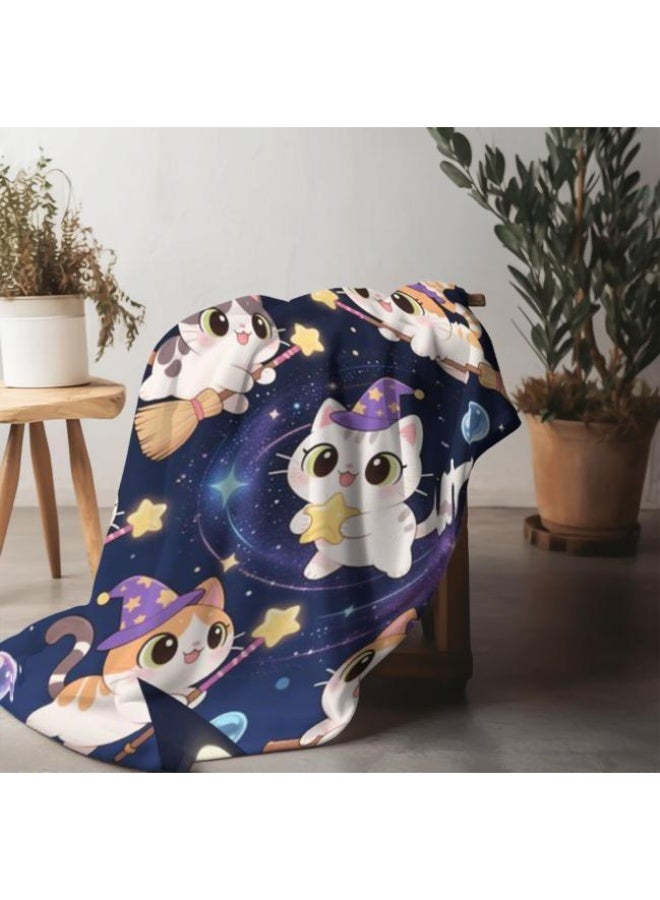 general Wisdom Fairy (latest) flannel thin blanket (warm and comfortable, suitable for sleep, game use, dust and sandproof) 150cm*200cm - 91 - Image 3