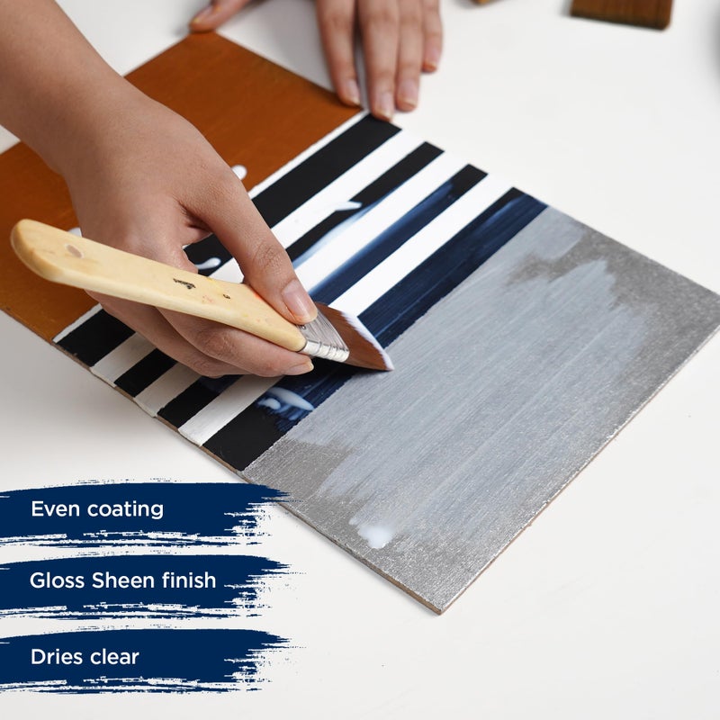 Bluebird Signature Gloss Varnish for Acrylic Painting, Non-Yellowing, Non-Toxic, Anti-Crazing, Gloss Varnish for Pro Artists, Hobby Painters & Kids (Gloss, 3.4 Fl Oz) - Image 5