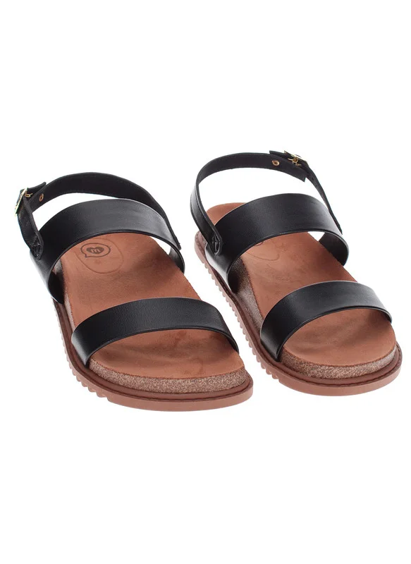 MOLEKINHA Molekinha Junior Girls Sandals Black | Made In Brazil