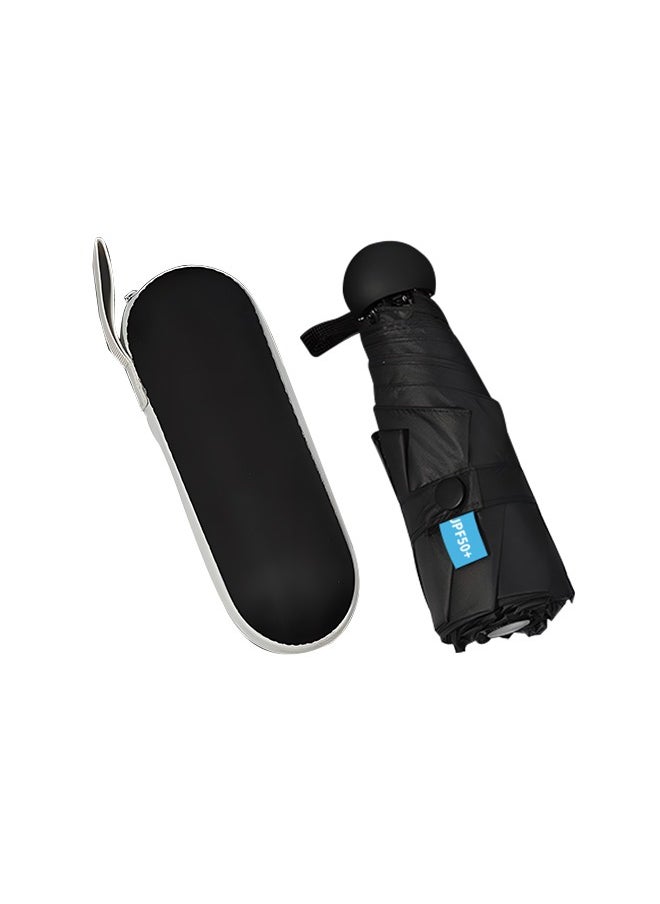 Compact Pocket Umbrella, Ultralight Umbrella Is UV-Proof, Windproof and Rainproof, Suitable for Hiking, Camping, and Commuting