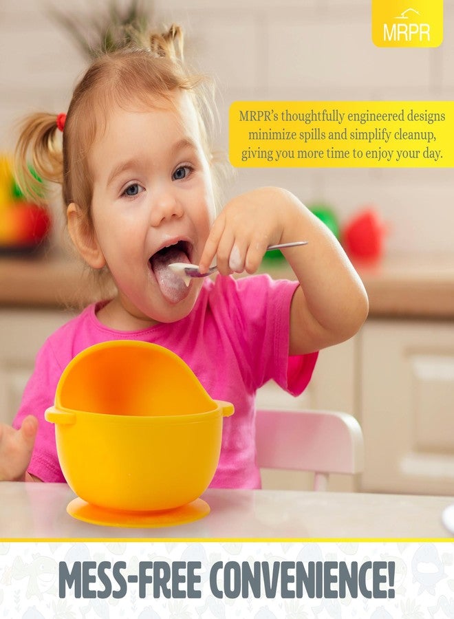 MRPR Quack & Snack Silicone Duck Bowl - Baby & Toddler Suction-Bowl - BPA, Lead, and Phthalate Free, Microwave & Dishwasher safe - Mess-Free Mealtime - Fun & Durable Snack-bowl for Kids - Image 4