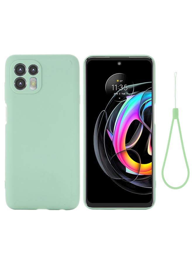 اس-توب جراب لهاتف Motorola Moto Edge 20 Lite / Edge 20 Fusion مصنوع من السيليكون السائل المقاوم للصدمات بلون نقي مع تغطية كاملة - Image 3