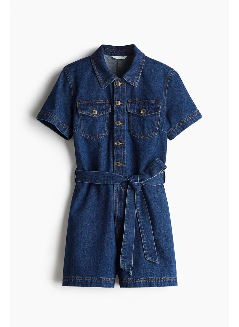 H&M Denim playsuit
