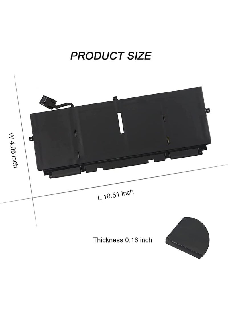 722KK Battery Compatible for Dell FP86V 0FP86V 0WN0N0 WN0N0 02XXFW 2XXFW P117G002 P117G001 P117G FP86V 2ICP4/60/80-2 Dell XPS 13 9300 2020 Series, - Image 3