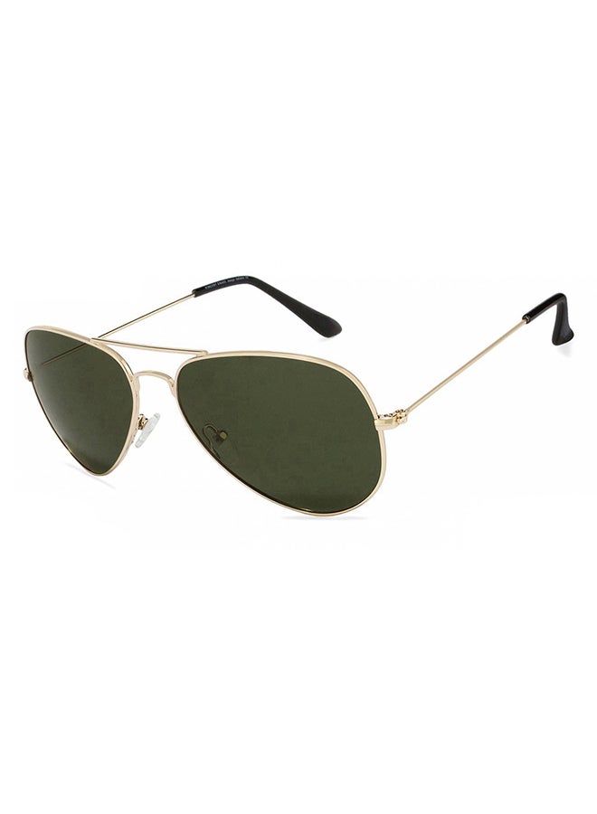 VINCENT CHASE Unisex Top Guns Full Rim Aviator Polarized & UV Protected Sunglasses For Men & Women VC 5158/P - 57mm - Gold - Image 2