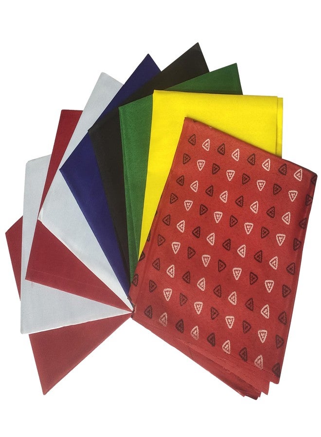 ABS HERBALS Navagraha Cloth Sets/Navagraha Sets/Cloths Set for Navagraha Shanti Pooja/Navagraha Pooja Set/Navagraha Cloths(Each Cloths 80cm-Pack of 9 Multicolor) - Image 1