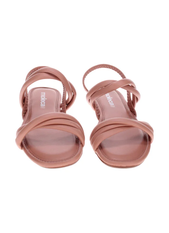 MOLECA Moleca Ladies Flat Sandals Nude | Made In Brazil