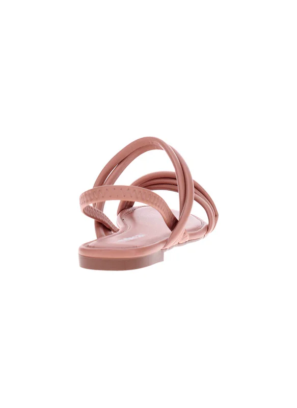 MOLECA Moleca Ladies Flat Sandals Nude | Made In Brazil