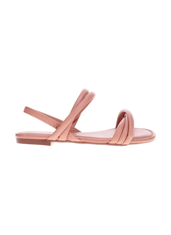 Moleca Ladies Flat Sandals Nude | Made In Brazil