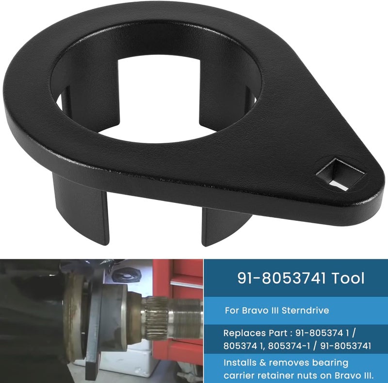 Danti Mercruiser Carrier Tool Set for Bravo III - 3 Piece Black Oxide Finish - Image 3