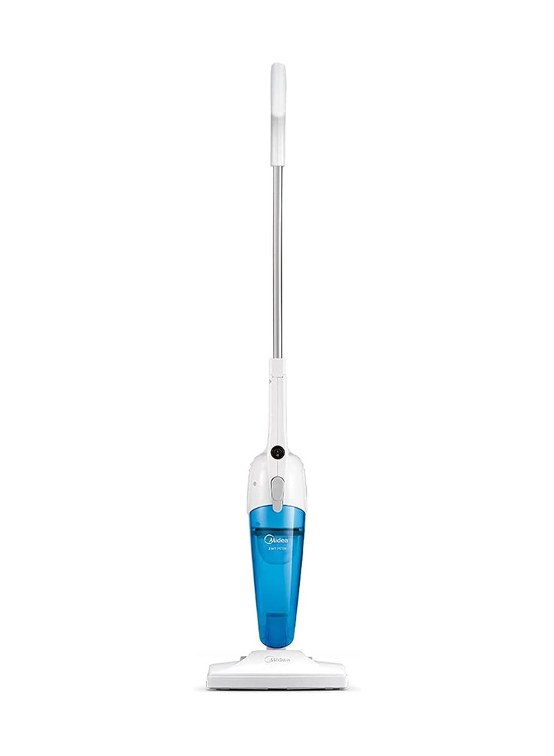 Midea 2in1 Light Weight Corded Upright Vacuum Cleaner,Powerful with  Transparent Dust Container, Stick & Handheld Multi-Surface Cleaning, 5M Cord, High Suction Power, Best for Home 600 W SC861 White/Blue - Image 2