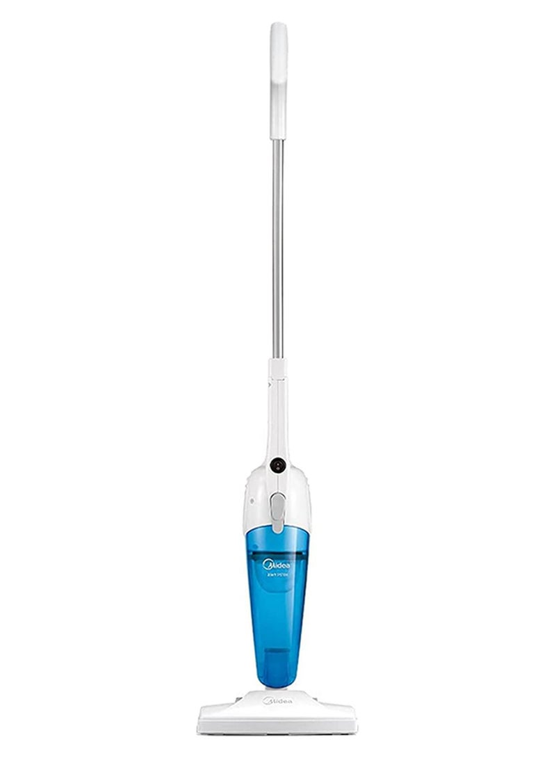 Midea 2in1 Light Weight Corded Upright Vacuum Cleaner,Powerful with  Transparent Dust Container, Stick & Handheld Multi-Surface Cleaning, 5M Cord, High Suction Power, Best for Home 600 W SC861 White/Blue - Image 1