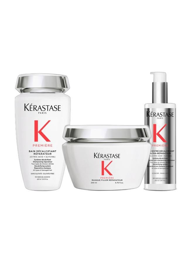 KERASTASE مجموعة كيراستاس بريمير ثلاثية للشعر التالف - للشعر المتوسط - Image 1