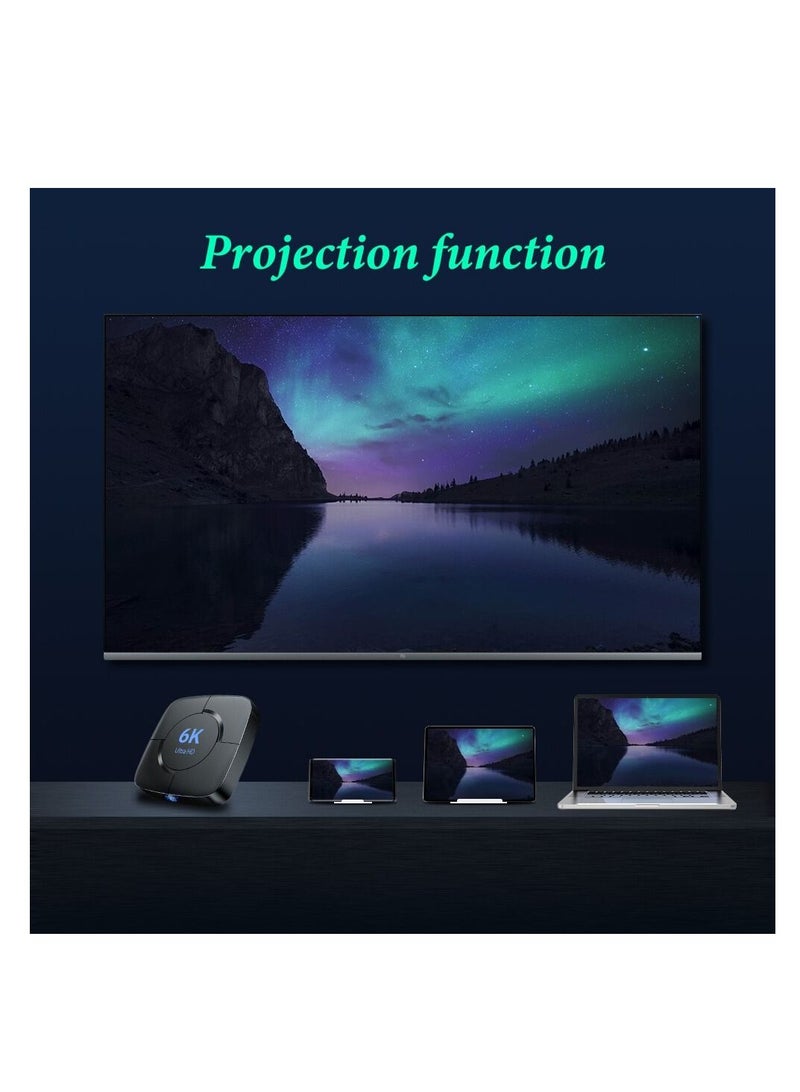 6K Ultra HD Android TV Box Android WIFI Bluetooth Smart TV Box Set Top Box - Image 5