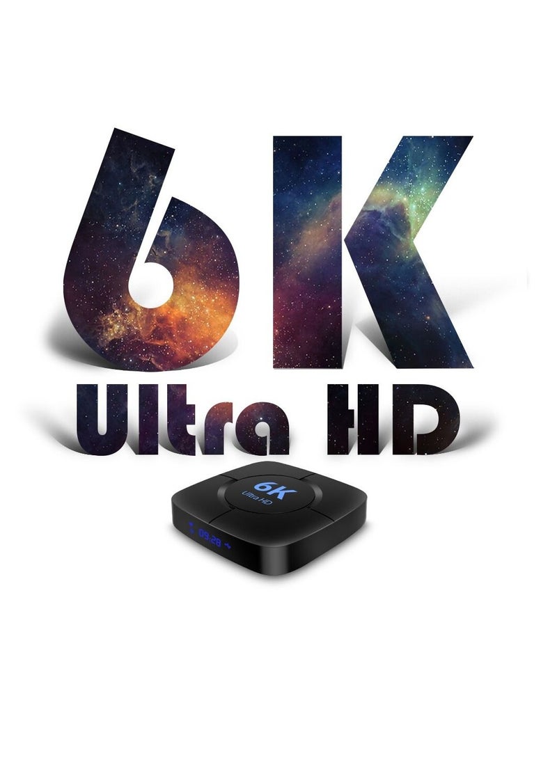 6K Ultra HD Android TV Box Android WIFI Bluetooth Smart TV Box Set Top Box - Image 4