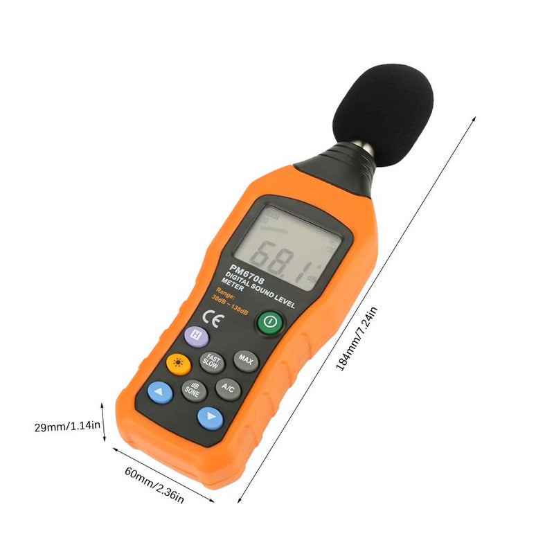Digital Sound Level Meter Decibel Tester With LCD Display For Home Noise Monitoring - Image 3