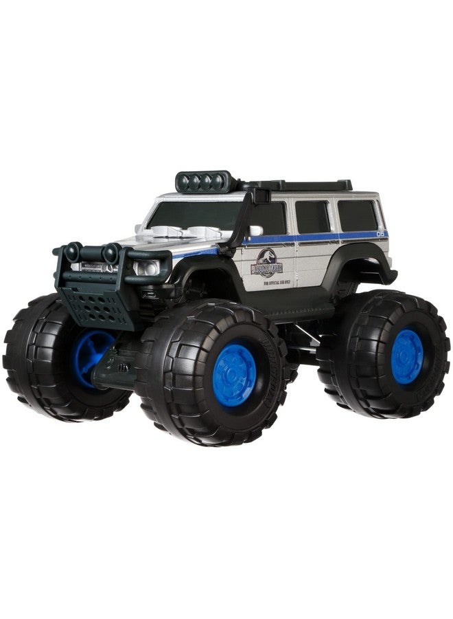 ماتش بوكس سيارة جوراسيك وورلد دومينيون بمقياس 1:24 14 شاحنة مرسيدس بنز جي 550 مع عجلات كبيرة لعبة سيارة قابلة للجمع - Image 3