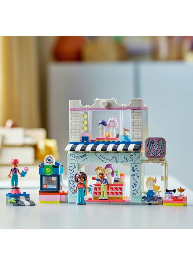 LEGO Friends Hair Salon and Accessories Shop Toy, Hairdresser Role-Play Set for 7 Plus Year Old Girls, with 3 Mini Doll Characters for Pretend Play, Birthday Gift Idea 42662 (347 pieces)  - Image 5