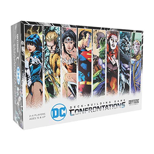 CRYPTOZOIC ENTERTAINMENT DC DeckBuilding Game Confrontations Exciting 2v2 Format Eight Iconic DC Characters to Play Standalone Compatible with Full DC DeckBuilding Game Series - Image 1