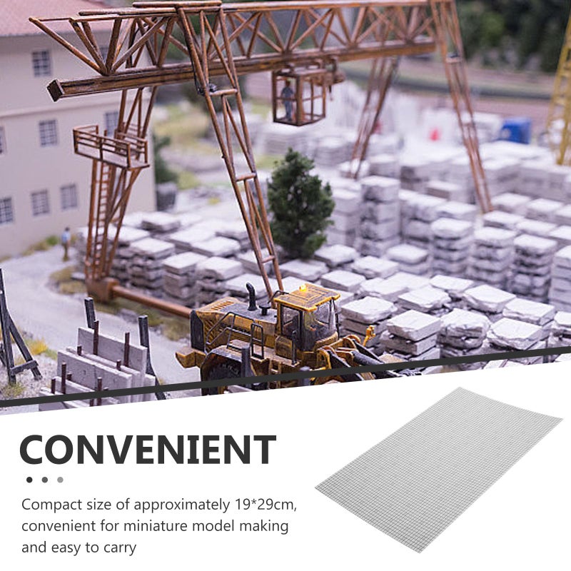 Miniature Dollhouse Floor Tiles 1 75 Scale ABS Plastic DIY Model Scenery - Image 4
