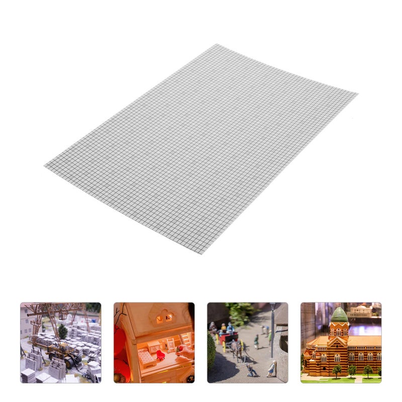 Miniature Dollhouse Floor Tiles 1 75 Scale ABS Plastic DIY Model Scenery - Image 5