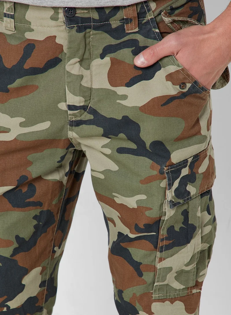 FOREVER 21 Camo Drawstring Sweatpants