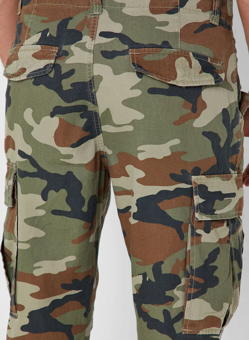 FOREVER 21 Camo Drawstring Sweatpants