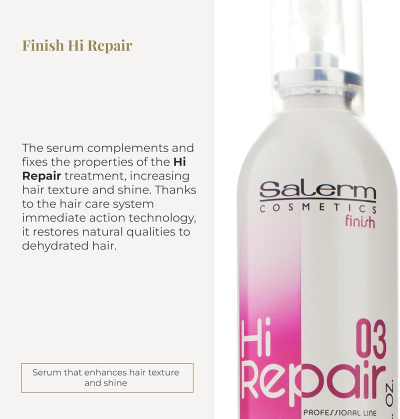 Salerm Hi Repair Finish 03 - Keratinous Sun Protection Hair Treatment, 3.38 Ounce - Image 2