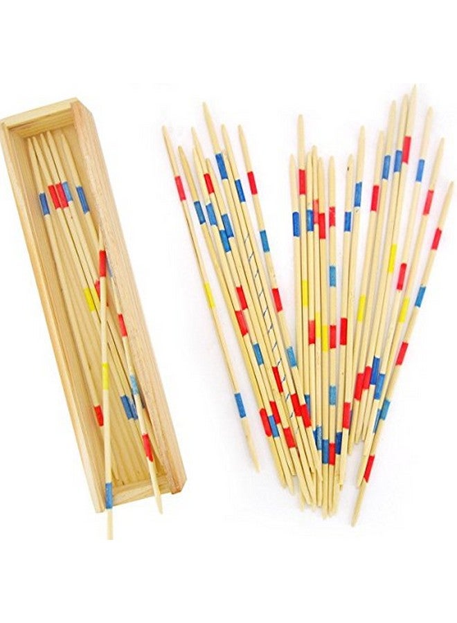 Trinkets & More Trinkets & More - Mikado | Wooden 31 Pick-Up Sticks | Best Return Gift | Fun Family Indoor Board Game for Adults and Kids 5+ Years (Pack of 8) - Image 5
