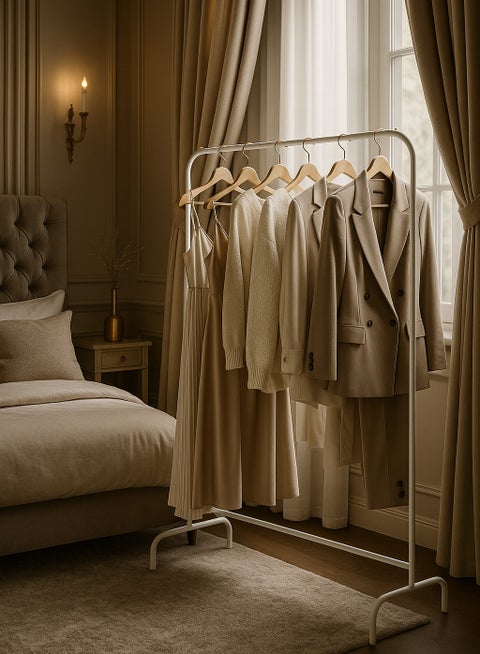 Clothes Organizer And Holder Metal Stand 99x46x154cm