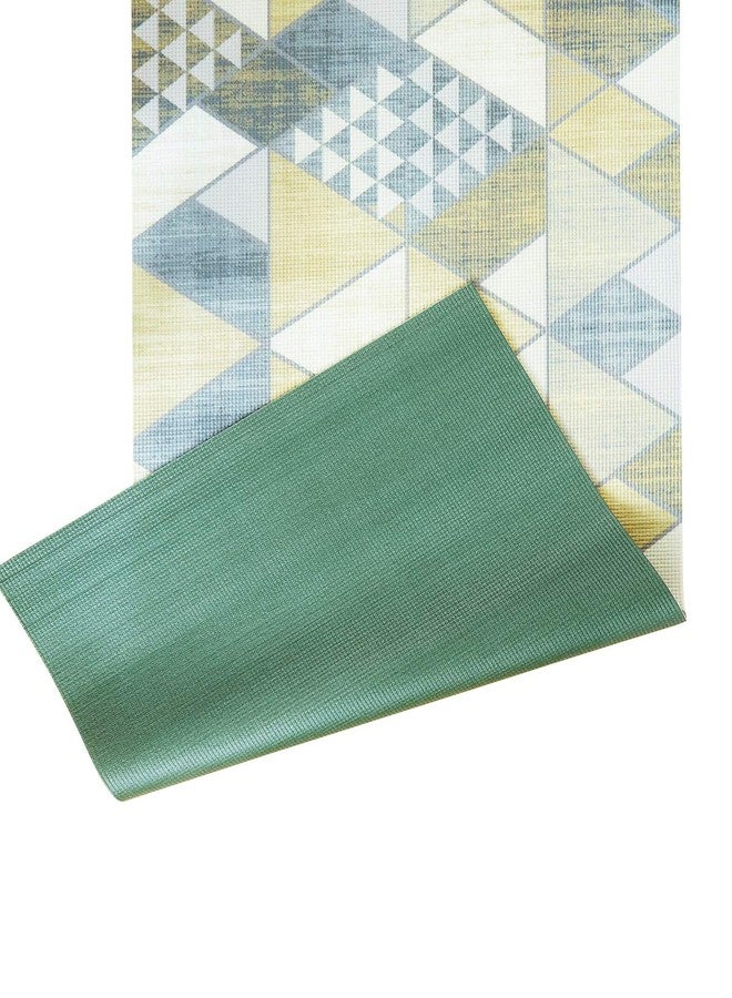 Obsessions Printed Yoga Mat,Anti-Slip Sports Mat, 5mm PVC Exercise Mat with Carrying Strap (W)61 X (L)173(cm)_Ivory - Image 4