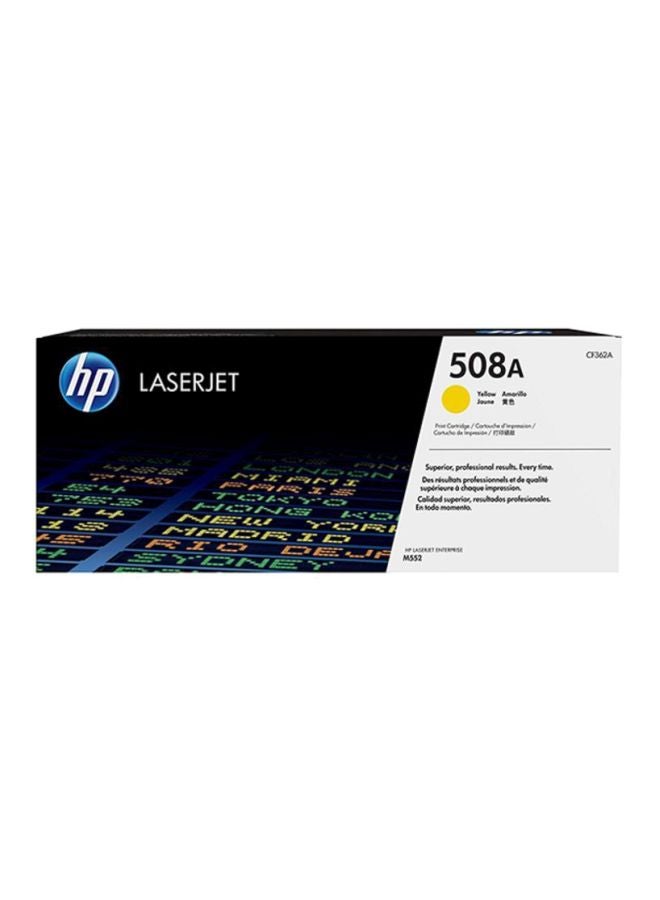 HP خرطوشة مسحوق حبر لطابعة ليزر جيت 508A أصفر - Image 2